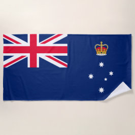 De vlag van Victoria (Australië) Strandlaken