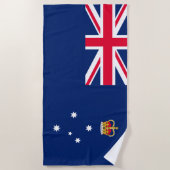 De vlag van Victoria (Australië) Strandlaken (Voorkant)
