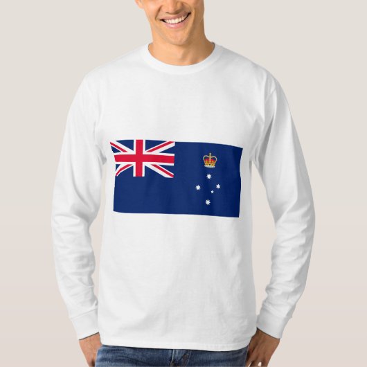 De vlag van Victoria (Australië) T-shirt (Voorkant)
