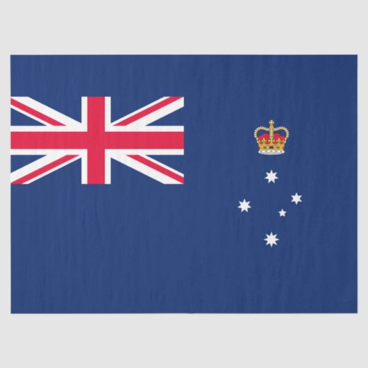 De vlag van Victoria (Australië) Tissuepapier (Voorkant)