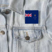De vlag van Victoria (Australië) Vierkante Button 5,1 Cm (In situ)