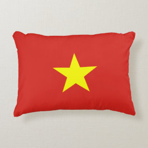 De Vlag van Vietnam Decoratief Kussen