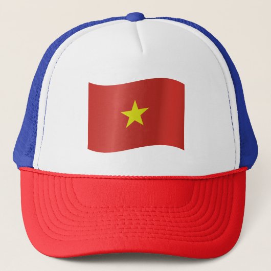 De vlag van Vietnam Trucker Pet (Voorkant)