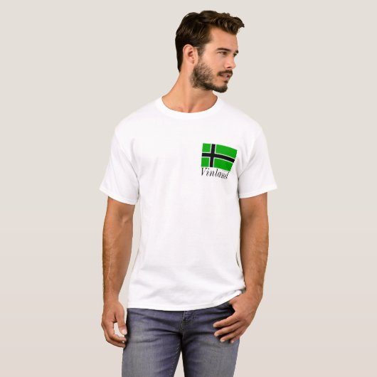 De vlag van Vinland T-shirt (Voorkant volledig)