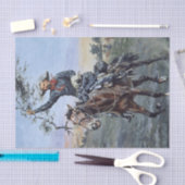 “De Vlag van Vrede” van Frederic Remington Tissuepapier (Craft)