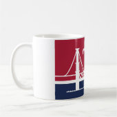 De vlag van Waco (Texas, VS) Koffiemok (Links)