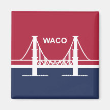De vlag van Waco (Texas, VS)
