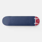 De vlag van Waco (Texas, VS) Persoonlijk Skateboard (Horizontaal)