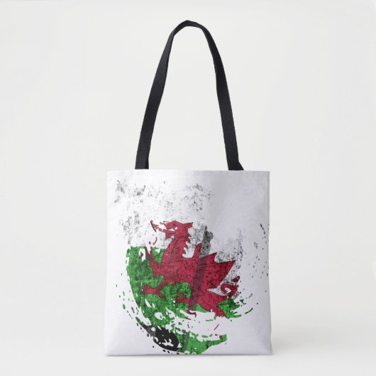 de vlag van Wales Tote Bag (Voorkant)