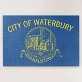 De vlag van Waterbury (Connecticut) Legpuzzel (Horizontaal)