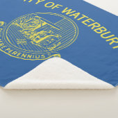 De vlag van Waterbury (Connecticut) Sherpa Deken (3/4)