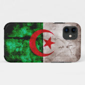 De vlag van Weathered Algerije Case-Mate iPhone Case (Achterkant (horizontaal))