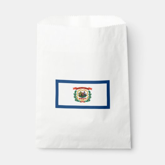 De vlag van West Virginia Bedankzakje (Voorkant)