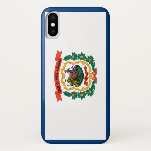 De vlag van West Virginia Case-Mate iPhone Case (Achterkant)