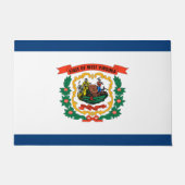 De vlag van West Virginia Deurmat (Voorkant)