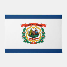 De vlag van West Virginia Deurmat