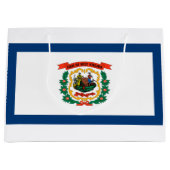 De vlag van West Virginia Groot Cadeauzakje (Voorkant)