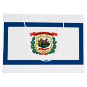 De vlag van West Virginia Groot Cadeauzakje (Achterkant)