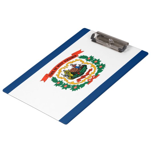 De vlag van West Virginia Klembord (Gekanteld)