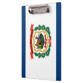 De vlag van West Virginia Klembord (Links)
