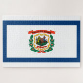 De vlag van West Virginia Legpuzzel (Horizontaal)