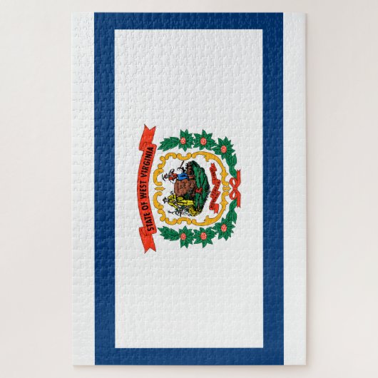 De vlag van West Virginia Legpuzzel (Verticaal)