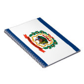 De vlag van West Virginia Notitieboek (Rechterzijde)