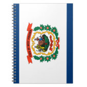De vlag van West Virginia Notitieboek (Voorkant)