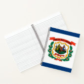 De vlag van West Virginia Notitieboek (Binnen)