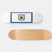 De vlag van West Virginia Persoonlijk Skateboard (Horizontaal)