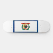De vlag van West Virginia Persoonlijk Skateboard (Horizontaal)