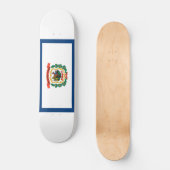 De vlag van West Virginia Persoonlijk Skateboard (Voorkant)