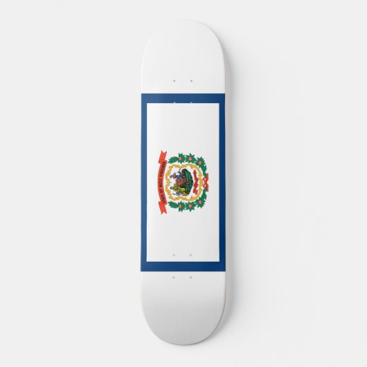 De vlag van West Virginia Persoonlijk Skateboard (Voorkant)