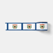 De vlag van West Virginia Satijnen Lint (Voorkant)