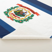 De vlag van West Virginia Sherpa Deken (3/4)