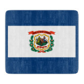 De vlag van West Virginia Snijplank (Voorkant)