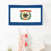 De vlag van West Virginia Spandoek (Insitu)