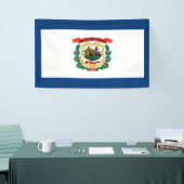De vlag van West Virginia Spandoek (Beurs)