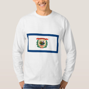 De vlag van West Virginia T-shirt