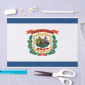 De vlag van West Virginia Tissuepapier (Craft)