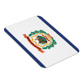 De vlag van West Virginia, Verenigde Staten van Am Magneet (Rechterzijde)