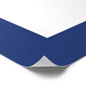 De vlag van West Virginia, Verenigde Staten van Am Poster (Hoek)