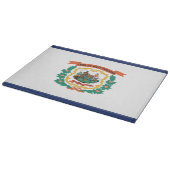 De vlag van West Virginia, Verenigde Staten van Am Snijplank (Hoek)