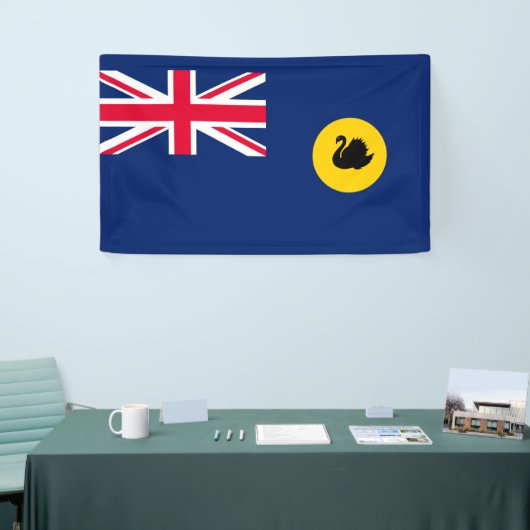 De vlag van Western Australië Spandoek (Beurs)
