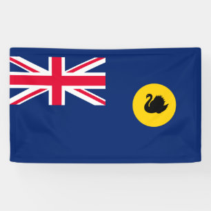 De vlag van Western Australië Spandoek
