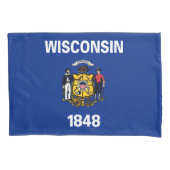 De vlag van Wisconsin Kussensloop (Voorkant)