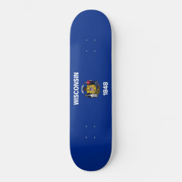De vlag van Wisconsin Persoonlijk Skateboard