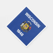 De vlag van Wisconsin Servet (Hoek)