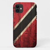 De vlag van Wooden Trinidad en Tobago Case-Mate iPhone Case (Achterkant)