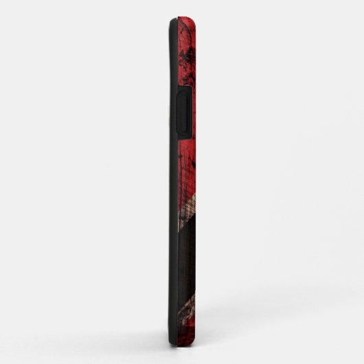 De vlag van Wooden Trinidad en Tobago Case-Mate iPhone Case (Achterkant/rechts)